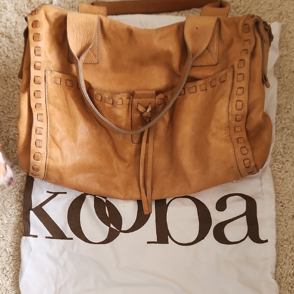 Kooba Handbags - Kooba Tan Leather Tote Bag